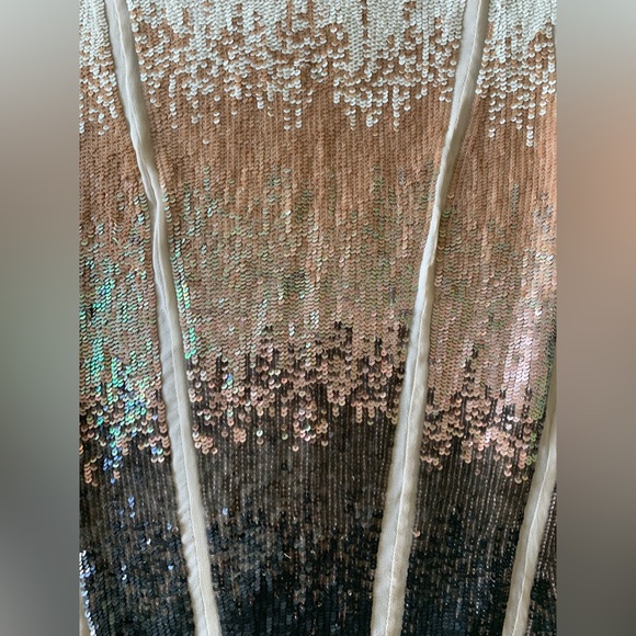 All Saints Top / Blouse: Allsaints X-Ombr Hand Embellished Sequin Top / Blouse - Picture 5 of 10